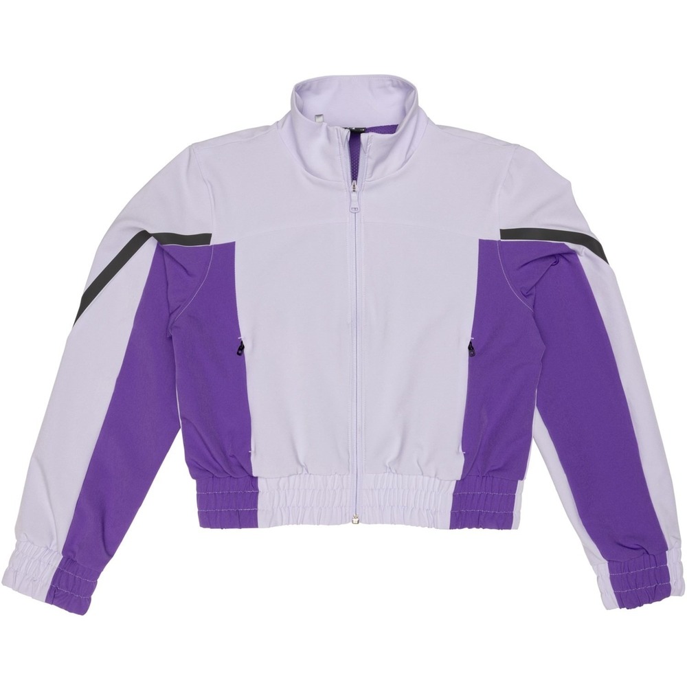 Under Armour Girls Crop Jacket Size YM‎ 10-12 Purple Lined NWT Storm